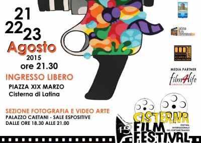 Locandina Local Cisterna Film Festival 2015